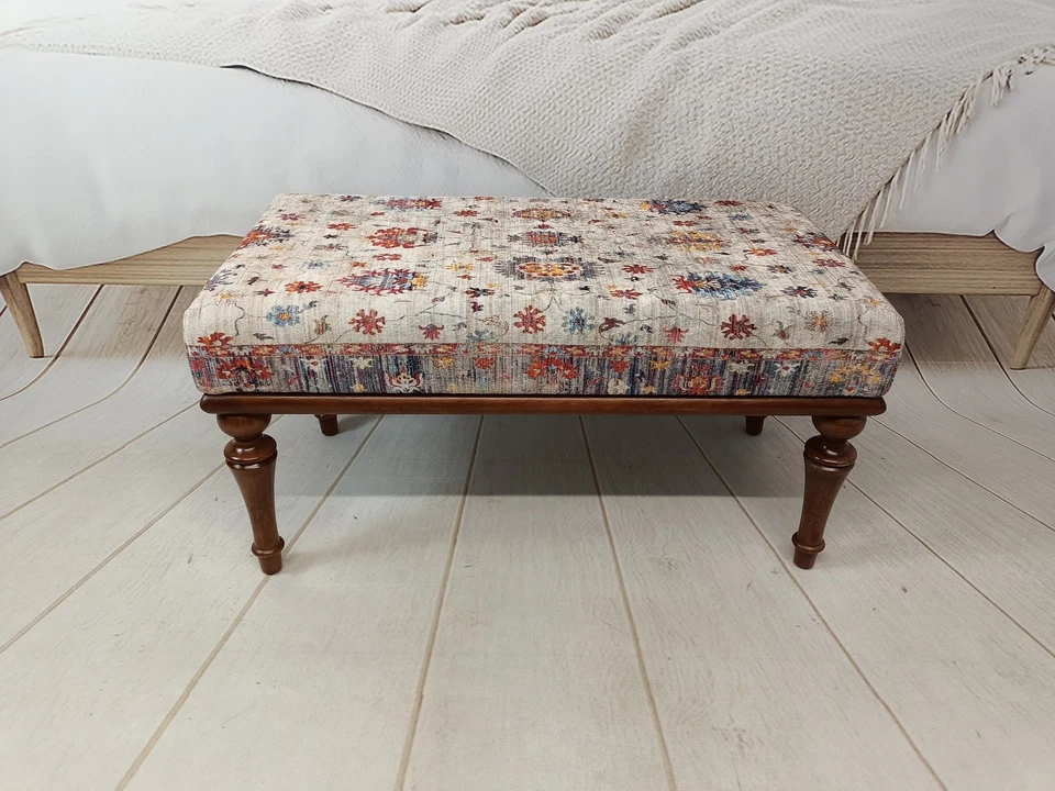 Pub bench, Upholstered bench, Cocktail ottoman, Lounge bench, Dining bench - Image 2 of 4