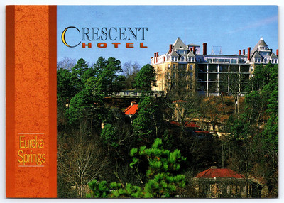 Eureka Springs Arkansas Crescent Hotel Building Landscape Photo Postcard