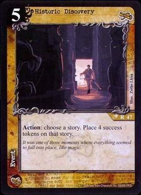 Historic Discovery - Eldritch Edition - Call of Cthulhu CCG