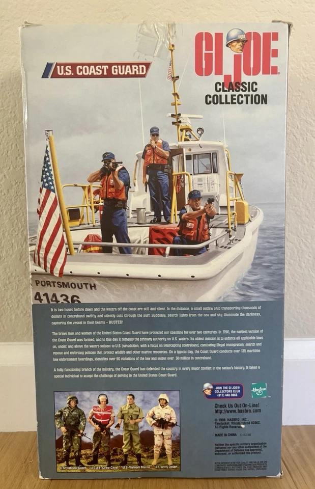 GI Joe Classic Collection US COAST GUARD 12” ACTION FIGURE 35th Anniversary NIB - Image 2 of 4