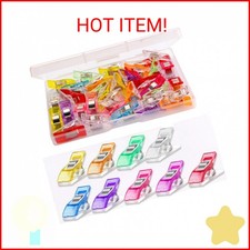 Multipurpose Sewing Clips 30 Pcs Premium Quilting Accessories - Assorted Colors