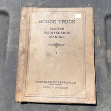 1935 Dodge Truck Factory Master Maintenance Repair Service Manual Book.