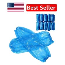 Protective 100 Pack PE Arm Sleeves Covers - Waterproof Lightweight Design