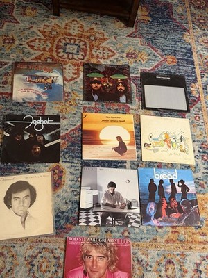 10 Vinyl LP Lot 70s Rock CSNY Joe Walsh Don Henley Rod Stewart Neil Diamond
