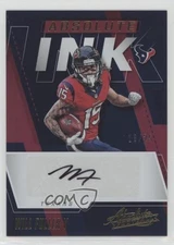 2017 Panini Absolute Absolute Ink Gold /25 Will Fuller V #AI-WF5 Auto