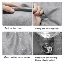 7-Waterproof Imitation Leather Dog Bed For Bulldog Shiba Inu NEJW