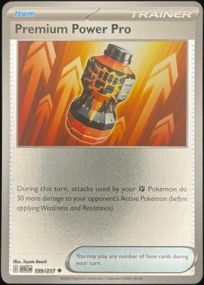 Premium Power Pro 199/217 - REVERSE HOLO - NM - Ascended Heroes