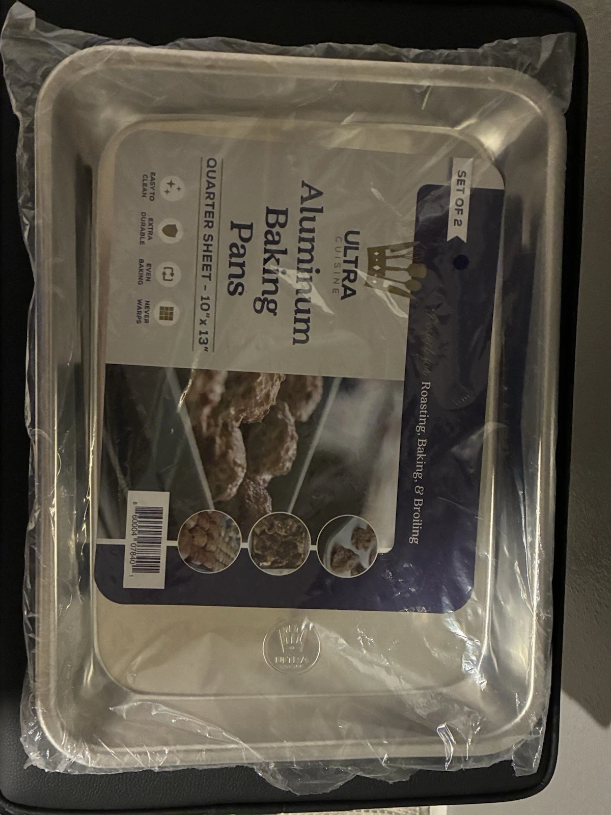Ultra Cuisine Aluminum Baking Pans Set Of 2 Quarter Sheet
Opens in a new window or tab