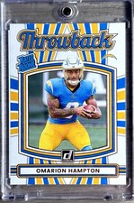 Omarion Hampton Throwback Rookie Card - 2025 Panini Donruss Football - No. 14