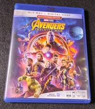 Avengers Infinity War Blu-ray No Digital Code , Tested