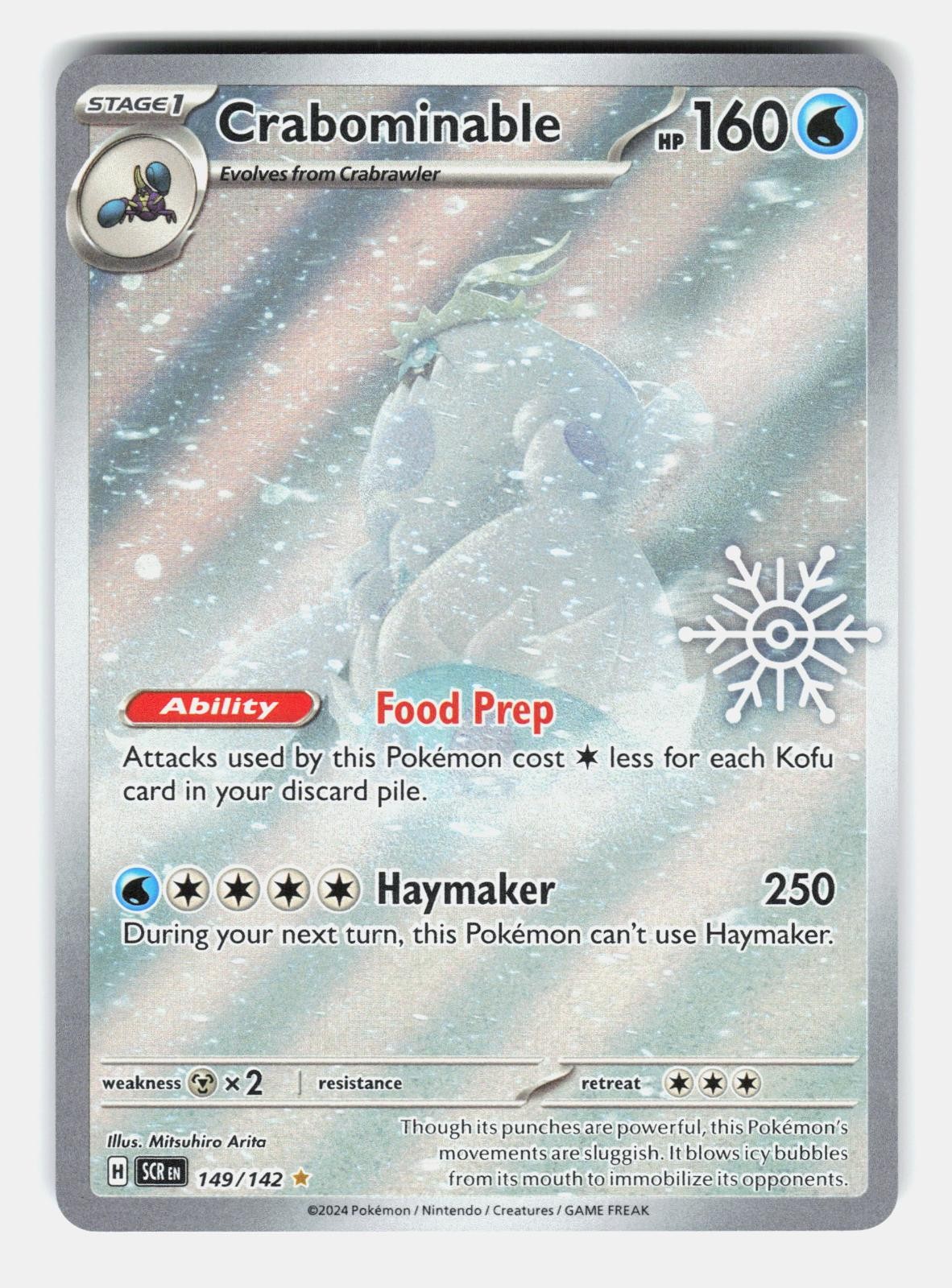 Crabominable 149/142 Holo Illustration Rare Miscellaneous Cards & Products NM