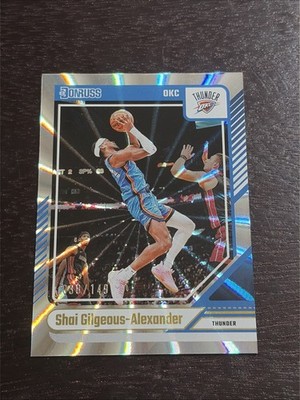 2024-25 Panini Donruss - Shai Gilgeous-Alexander #123 Holo Laser /149 Thunder
