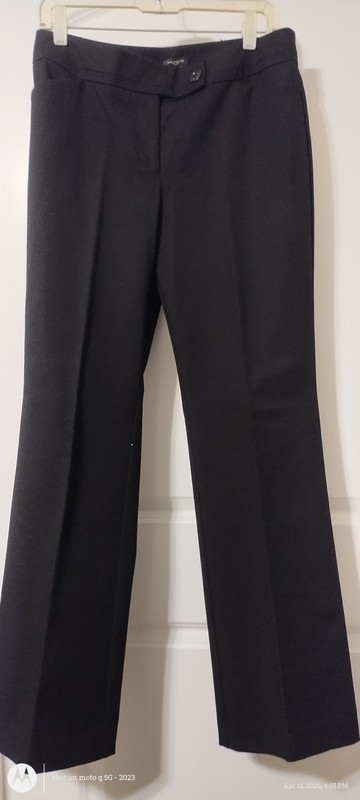 Women's Size 6 Ann Taylor Signature Straight Leg Black Pants *NWOT, See Pics*