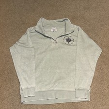 Seafoam Green Size S Vineyard Crew 1/4 Zip Lo...