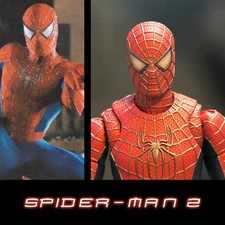 HEAD ONLY Tobey Maguire Spider-Man 2 (2004) SH Figuarts Custom Mask 1:12 Scale