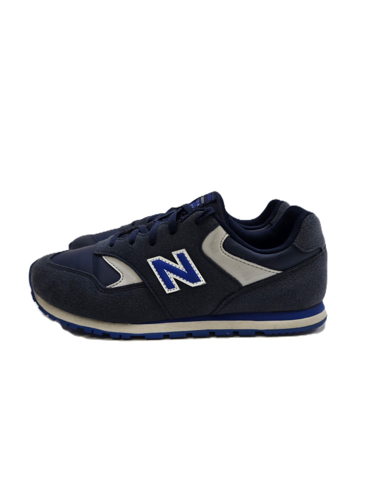 SAOLA New Balance 393 scarpe sneakers basse stringate blu navy bambino taglia 6
