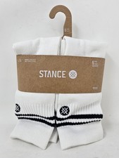 Stance Core Quarter Height Socks White 6 Pack Men's Size LG 11-13.5 NWT