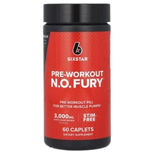 Pre-Workout N.O. FURY, 60 Caplets