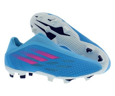 Adidas X Speedflow.3 Laceless Firm Ground Unisex Shoes Size 12.5, Color: Sky