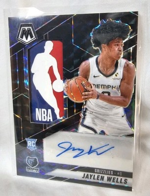NBA LOGOMAN - Jaylen Wells 2024 Mosaic Black Prizm 1/1 FOTL Rookie