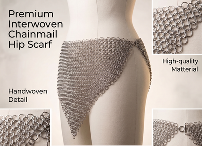 Aluminum Chainmail Pantie Sexy Viking Bikini Handmade Chain Mail Lingerie  Cospla | eBay