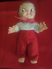 Vintage 1960s Campbell's Soup Kid Doll Vinyl Rubber Advertising Toy 10” Boy
