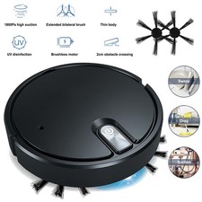 Smart Robot Vacuum Cleaner Automatic Sweeper Floor Carpet Clean Rechargeable UK
