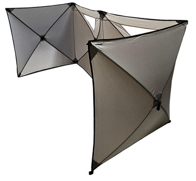 Pop Up Windbreaker 560cm x 145cm Sofort Windschutz Wohnwagen Wohnmobil Camping
