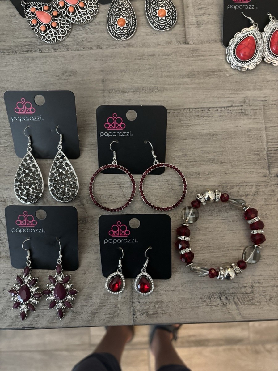 Paparazzi Jewelry 1 Bracelet 19 Earrings View 5