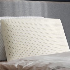 Latex Pillow, 100 Talalay Natural Latex Pillow, Soft Sleeping Bed Pillows wi...