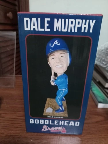 Dale Murphy Braves Delta Exclusive Bobblehead Collectible Figure with Bat