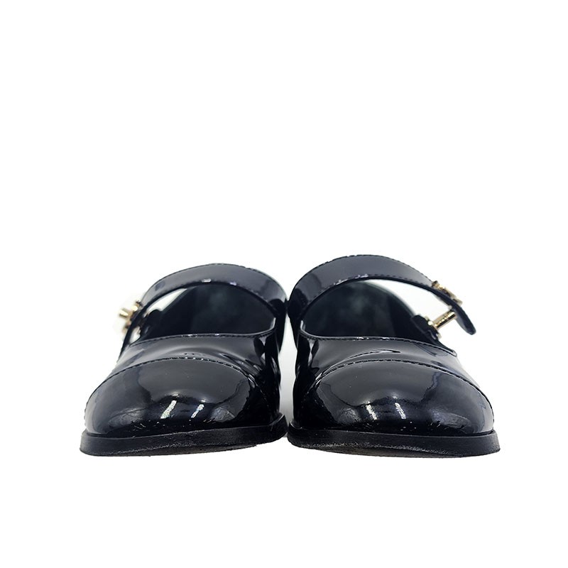 [CHANEL]★Mary Jane Turnlock Shoes CHANEL Mary Jane Turnlock Loafer 35.5 Black G45280 134652849