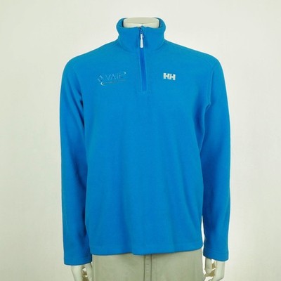 Helly Hansen Daybreaker Fleece Pullover Jacket Mens Large Blue Ski Vail 1/4-Zip