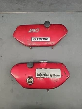 YAMAHA YCS1 Y CS1 180 BONANZA LEFT & RIGHT SIDE COVER PANEL OIL TANK OEM USED 