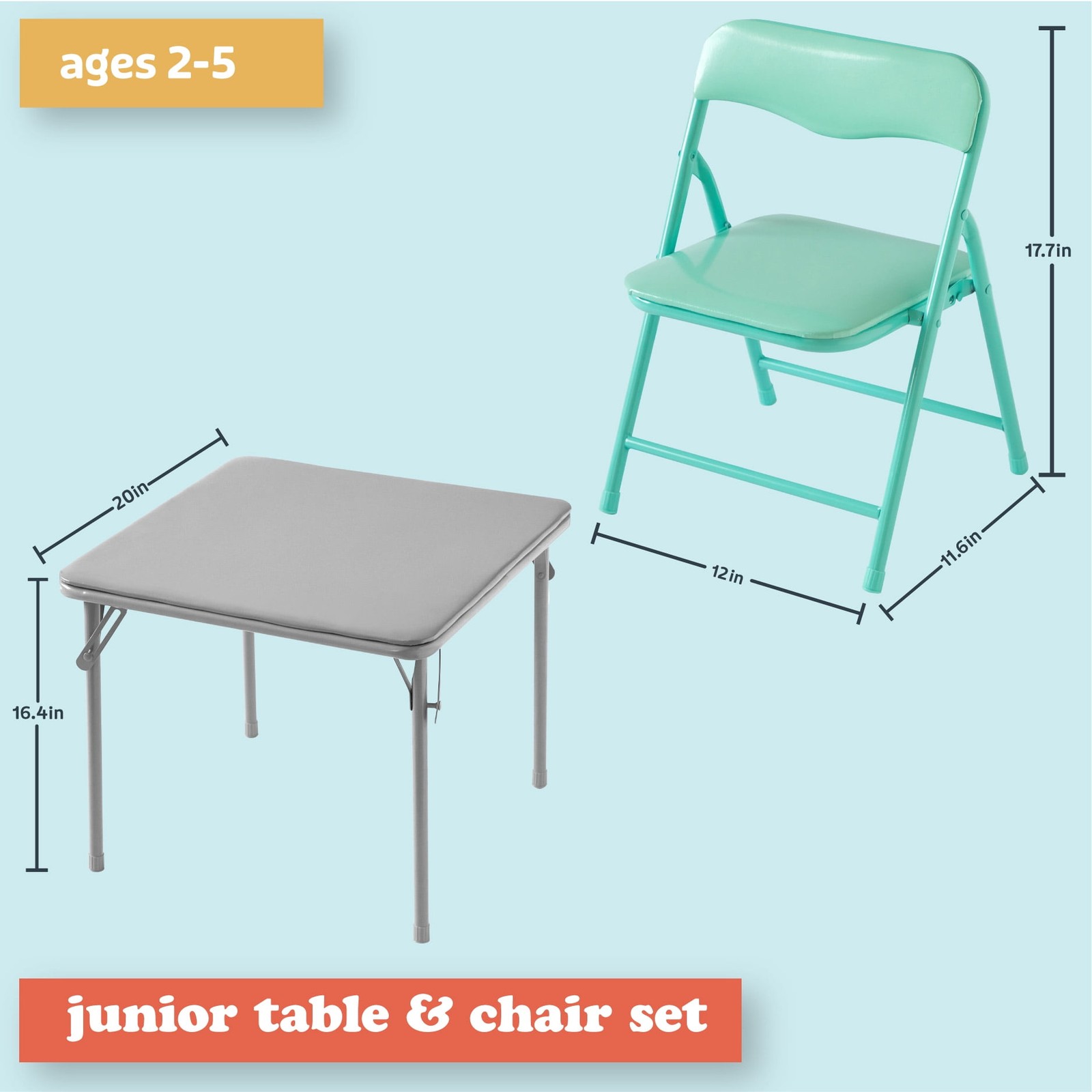 Little Nest 2-Pc Junior Table & Chair Set