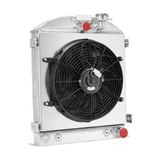 4 Row Radiator Fan Shroud 32 Ford 3 Chopped Grill Shell Hi Boy Hot Rod Chevy V8