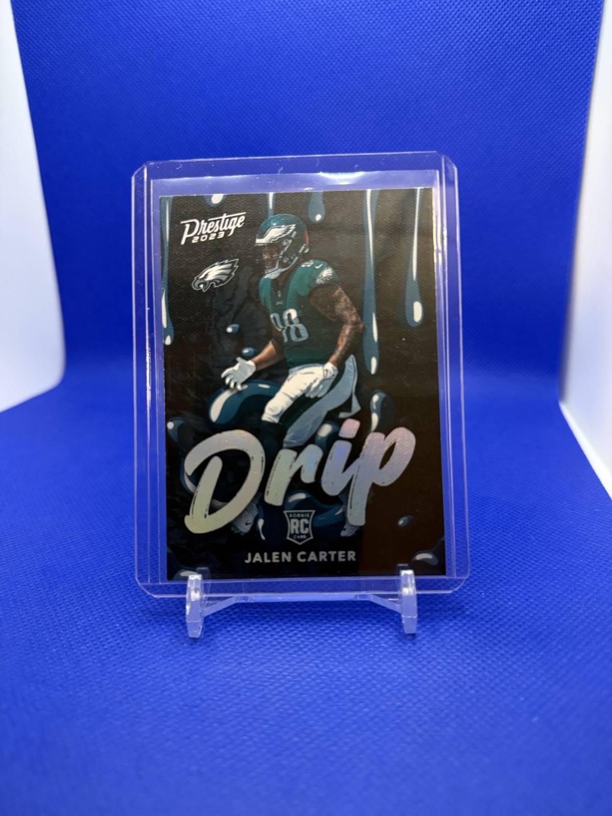 Jalen Carter 2023 Panini Prestige Drip Rookie RC Case Hit SSP #26 Eagles