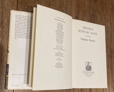 Travels Whit My Aunt A Novel Graham Greene 1969