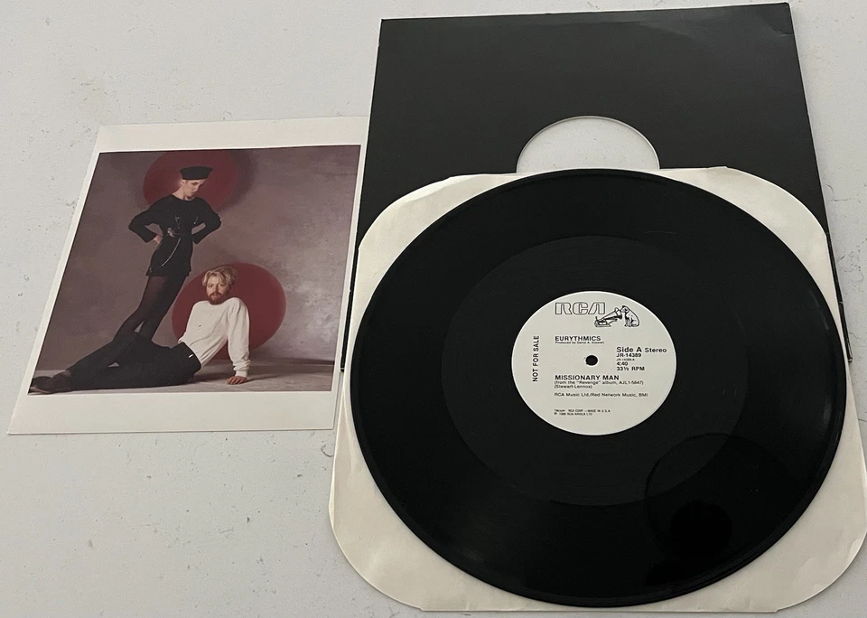 The Eurythmics~Missionary Man/Mint 12” Single+Authentic M RCA Press Kit Picture - Image 2 of 2