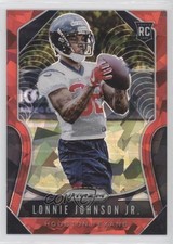 2019 Panini Prizm Rookies Red Ice Prizm Lonnie Johnson Jr #396 ut4