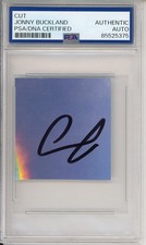 Jonny Buckland Coldplay SIGNED Cut Signature PSA DNA COA Certified Autographed