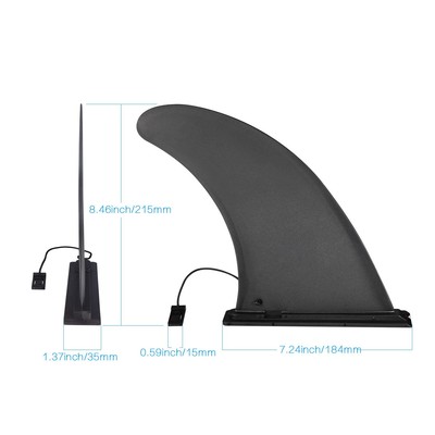 Pinna Universale GHEART Per SUP E Surf - In Nylon Resistente | Facile Da Montare E Rimuovere - Foto 10