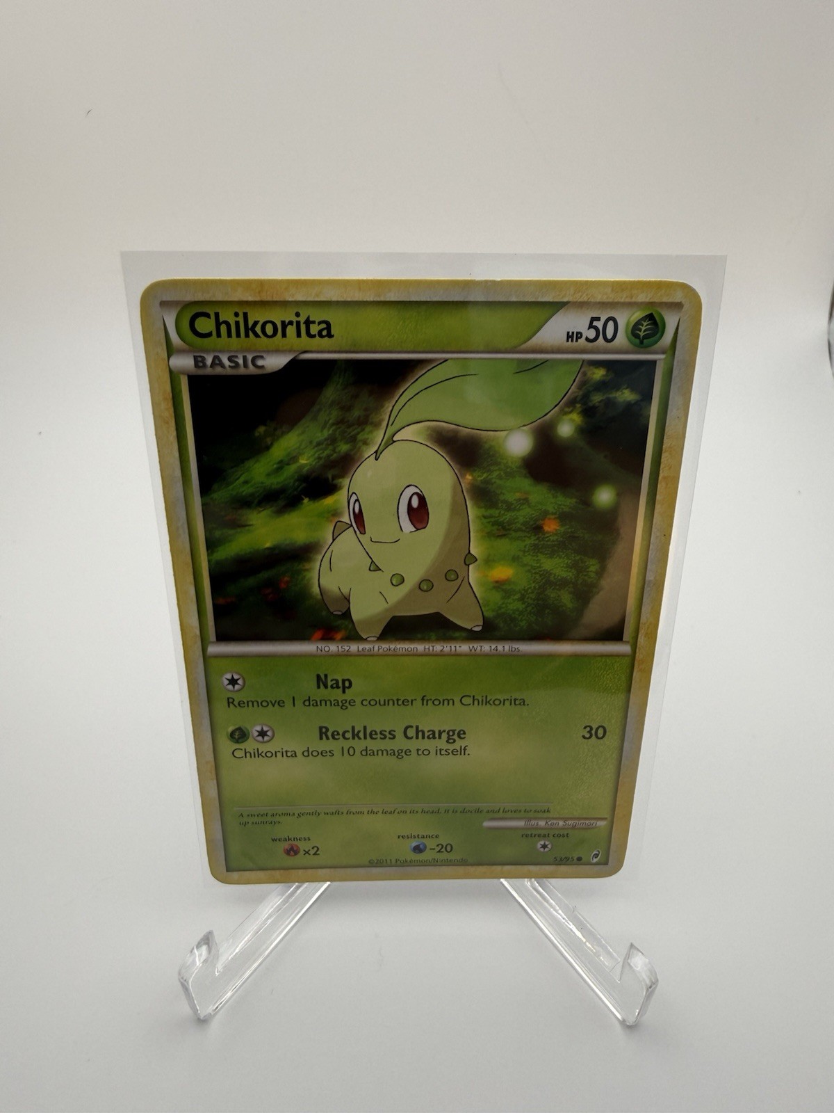 Chikorita 53/95 Call of Legends Regular