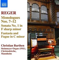 Max Reger - Reger Monologues Nos. 7-12 - CD - K4Z