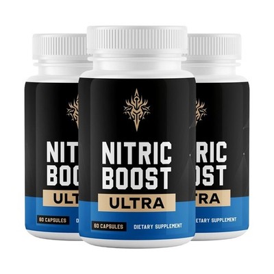 (3 Pack) Nitric Boost Ultra Energy Pills for Ed Nitric Boost Ultra for Men 60ct