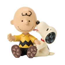 Jim Shore Peanuts Snoopy Licking Charlie Browns Cheek Figurine 6017915