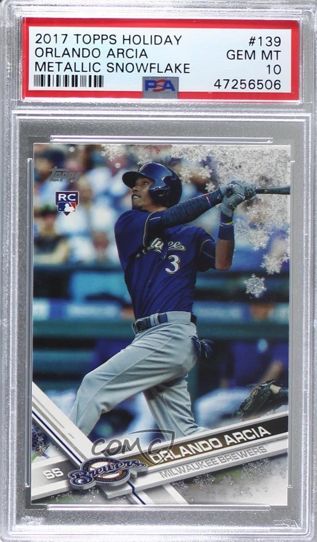 2017 Topps TOPPS HOLIDAY #139 Orlando Arcia front