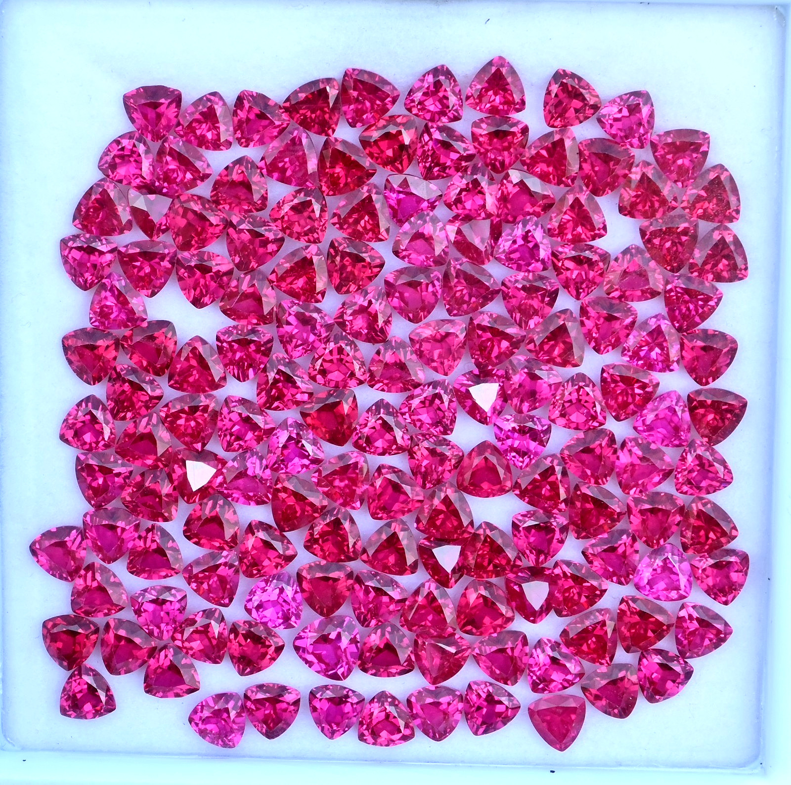 100 Pcs Natural Mogok Pink-Red Ruby 94.90 Ct Certified Stunning Loose Gemstone