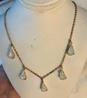 Vintage Bohindie Stream necklace renamed Bittersweet),opaque rhinestone settings — photo 1