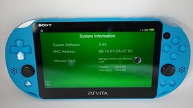 【GOOD】PS Vita 2000 Blue Console 8GB Memory Card 4 Games Charger Set B Rank JAPAN